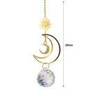 Lighting Accessories Moon Sun Ball Crystal Suncatcher Curtain Car Home Pend