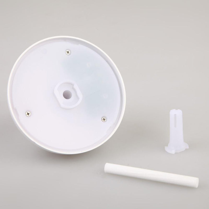 LED USB Induction Wood Grain Humidifier Ultrasonic Air Diffuser(White)