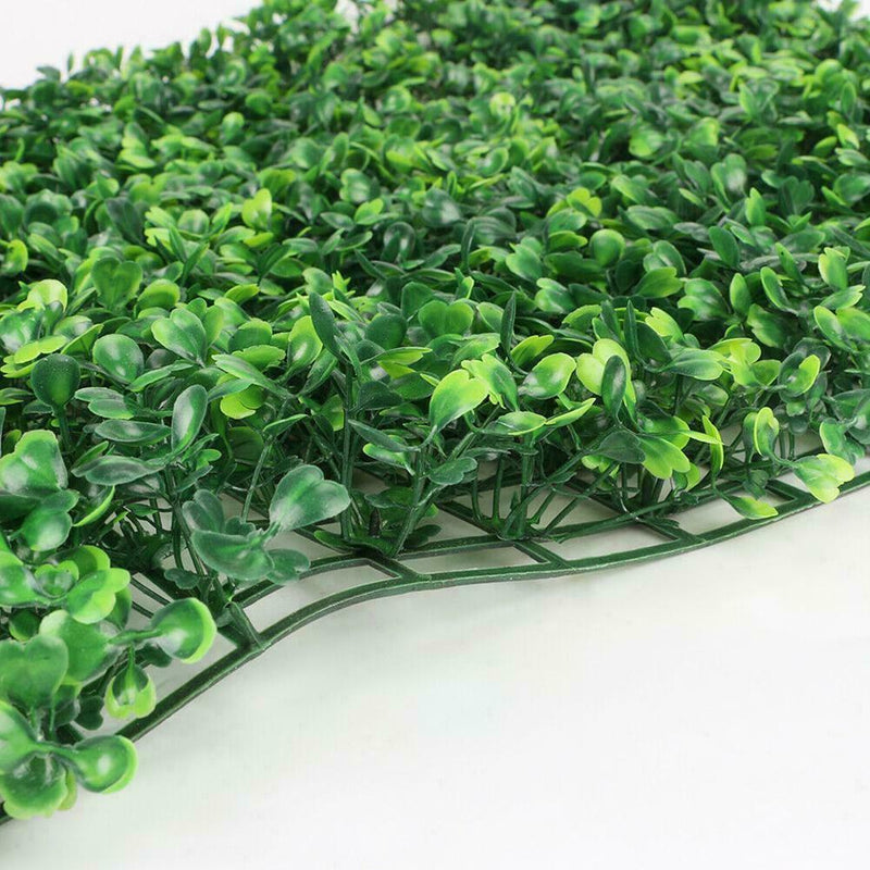 Plant Artificial Mat Greenery Wall Hedge Grass Fence Panel Decor Foliage U hot.