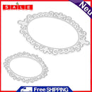 2PCS Lace Oval Clip Lifting Machining Dies Stencils for DIY Scrapbooki