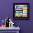 DIY Diamond Painting Kits Full Round Drill Sunset and Cup Mosaic Home Decor