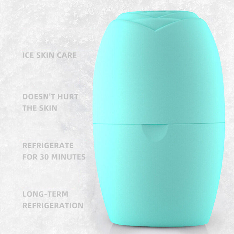 Silicone Ice Ball Face Massager Skin Care Lifting Contouring Tools (Green) Newly