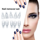 10pcs Plastic Gel Remover Clip Nail Soak Off Cap Gel Remove Tool (Clear) Newly