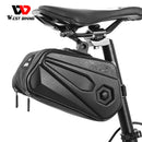 Bicycle Saddle Bag 2.6L Capacity Waterproof Bicycle Hard Saddlebag Scratch-Proof