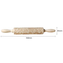 Valentine Day Letters Embossing Rolling Pin for DIY Baking Cookies (Rose)