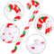 Inflatable Candy Canes PVC Candy Canes Balloon Costume Prop (90cm Printed) Newly