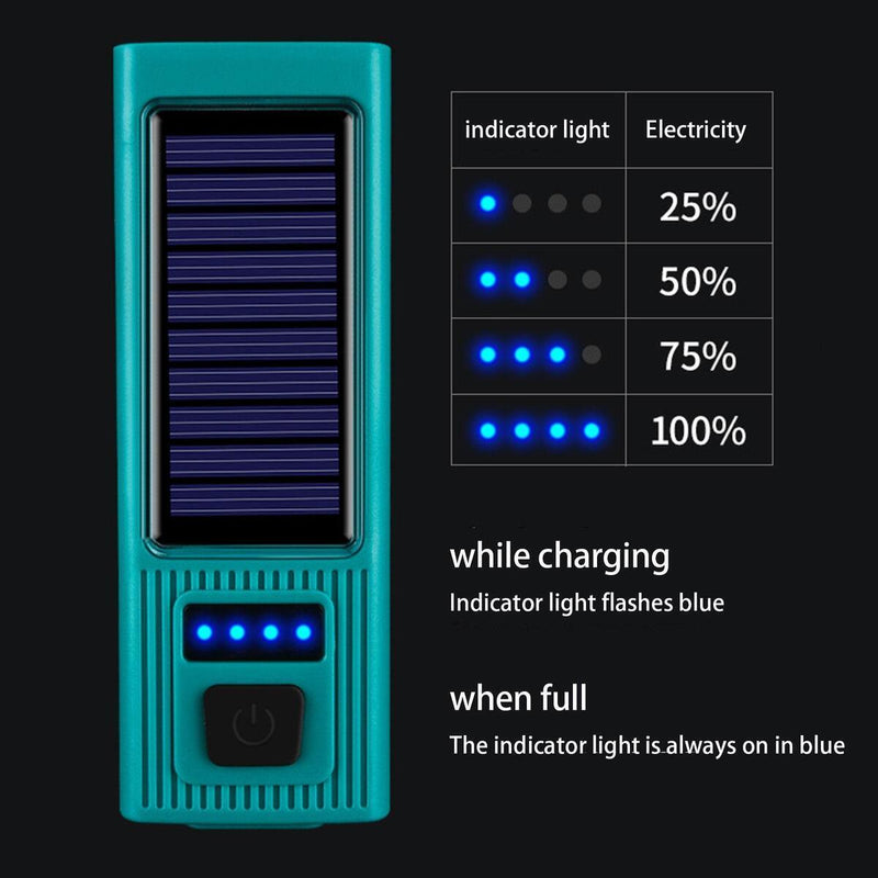 3 Modes Bicycle Front Light Bicycle Lantern With Horn n LED Charging Solar A9Y2