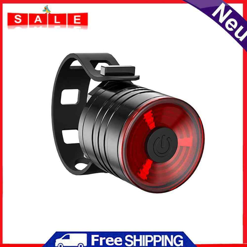 Road Bicycle Taillight Warning Aluminum Helmet Lights (2XRed Light)