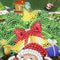 Santa Claus 5D DIY Special Shaped Diamond Painting Greeting Card Handmade Cards