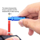 Bicycle Tire Air Nozzle Wrench Valve Core Disassembly Tube Tools (Blue) Newly