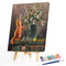 Cat Playing Dandelion Oil Paint By Numbers Kit DIY Acrylic Painting Picture