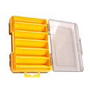 Fishing Lure Box Double Side Bait Case Organizer Fishing Tackle (S Yellow) Newly