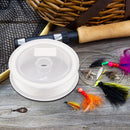 50m 30LB Fly Fishing Backing Line 8 Strands Wire Fishing Tackle (White)