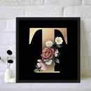 5D Diamond Painting Kit DIY flowers letters Round Drill Mosaic Picture Art
