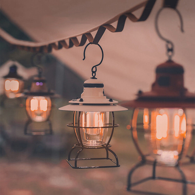 #A Retro Work Lamp Stepless Dimming Waterproof Led Light for Outdoor Camping Hik