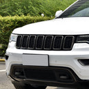 7pcs/set Gloss Black Grille Grill Rings for JEEP Grand Cherokee 2014-2016 Newly