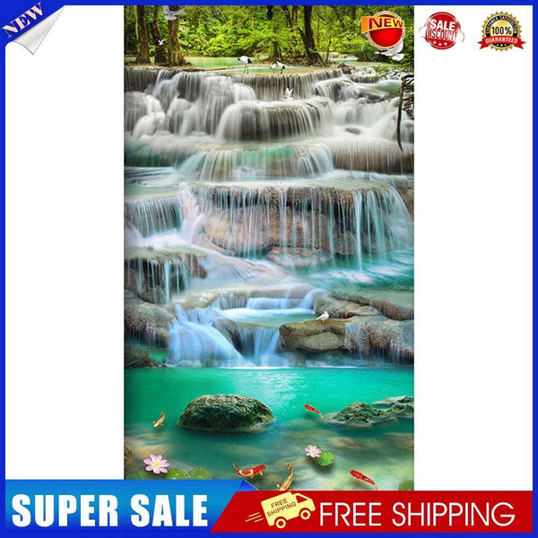 Waterfall Oil Paint By Numbers DIY Handpainted on Canvas Wall Art Picture