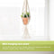 Macrame Plant Hangers Boho Hanging Ornament Decorations Pack of 3 (2) Newly