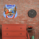 Shield Shape Independence Day Eagle Metal Plate Tin Sign Wall Art Home Decor