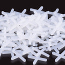 100pcs 2mm Tile Leveling System Tile Spacer Cross Spacers for Floor Wall Newly