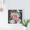 5D DIY Special Shaped Diamond Painting Flower Embroidery Kits Bedroom Wall De