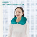#A U-Shape Travel Pillow Press Type Portable Airplane Car Pillow Bedding Neck