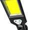 COB LED Solar Street Lights Outdoor Courtyard Porch PIR Remote Control Wall