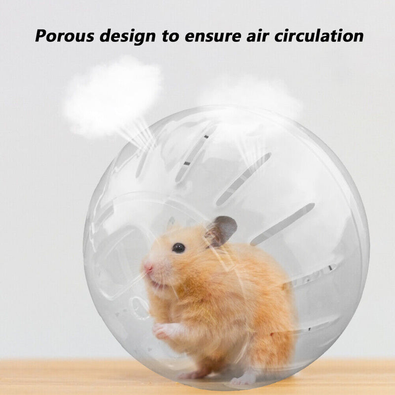 Clear Plastic Pet Rodent Mini Jogging Ball Hamster Exercise Running Ball Toys