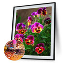 Cross Stitch 5D DIY Diamond Painting Blossom Flowers Needlework Home Wall Dec