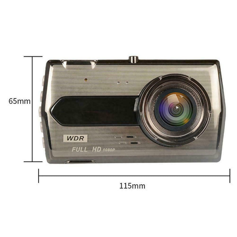 Car DVR 4Inch Screen Full HD 1080P Dual Lens Rear View Video Recorder Dash Q9L7