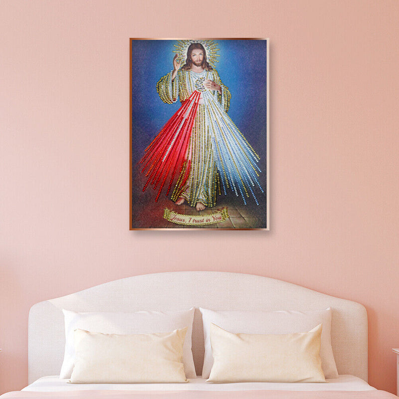 Diamond Painting Jesus 5D Rhinestone DIY Pictures Special Shaped Kit Ornaments