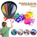 #A Silicone Paint Pouring Split Cups Reusable DIY Fluid Painting Paint Cups Tool