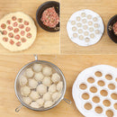 19 Holes Dough Press Mould Dumpling Mold Ravioli Pelmeni Huntun Maker (A)