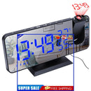 Projector Alarm Clock, LED Digital Alarm Clock Radio for Home, Office (2)