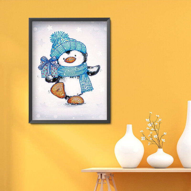 DIY Cartoon Penguin Diamond Painting Mosaic Special Shaped Home Room Decor