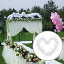 2M Christmas Tree White Feather Xmas Ribbons Boa Strips Garland Party Home F1X1
