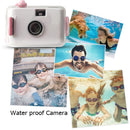 Kids Camera Non-disposable Waterproof Shockproof Film LOMO Camera Toys (A) Newly