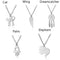 With Chain Stainless Steel Necklace Animals Cats and Elephants Necklace Pendant