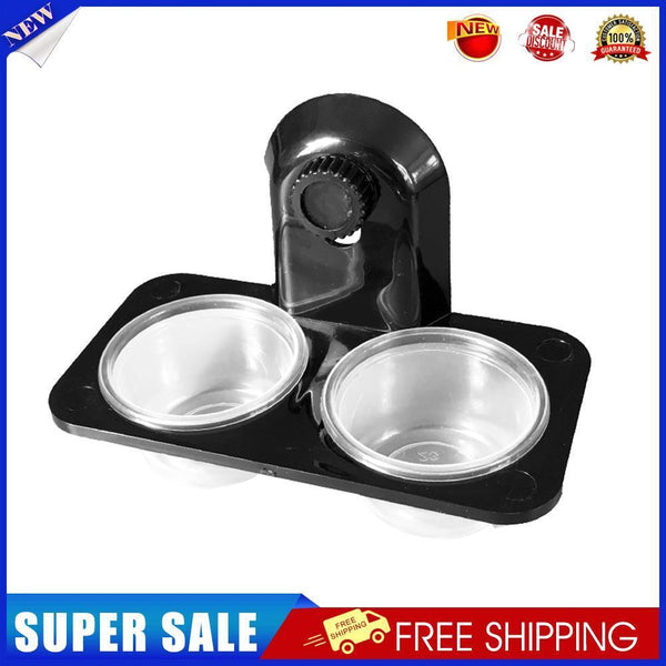 Reptile Dual Purpose Water Food Pot Gecko Bread Insect Feeding Bowl (A)