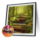 5D DIY Full Drill Diamond Painting Book Ladder Cross Stitch Embroidery Gift