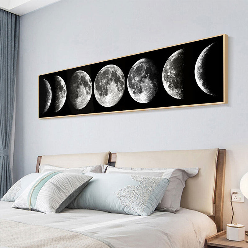 5D DIY Diamond Painting Full Square Drill Moon Phase Wall Decor Rhinestone Art