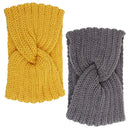 Hair Accessories Knitted Headband Ear Warmer Headband Cross Knot Hairband