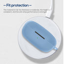Bluetooth-Compatible Earbuds Case for QCY T17 Protector Cover (Light Blue)