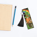 2pcs DIY Diamond Painting Leather Bookmark Gnome Tassel Crafts (FQY028)