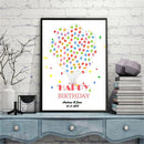 DIY Guest Signature Sign-in Canvas Fingerprint Painting for Wedding (4)