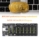 BTC-D37 Mining Motherboard Expandable 8 PCIE 16X USB2.0 DDR3 SODIMM Slot