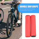 2pcs Bicycle Soft Foam Silicone Sponge Anti-slip Handle Bar Grips (Red) Newly