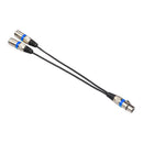 30cm XLR Cable 3Pin Female Jack to Dual 2 Male Audio Cable for Microphone M