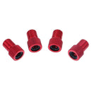 4pcs Bicycle Valve Adapter Bicycle Presta Convert Schrader Hose Air Pumps