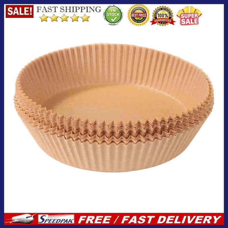 50x Special Paper for Air Fryer Non-Stick Oil-absorbing Steamer Mats Paper Li